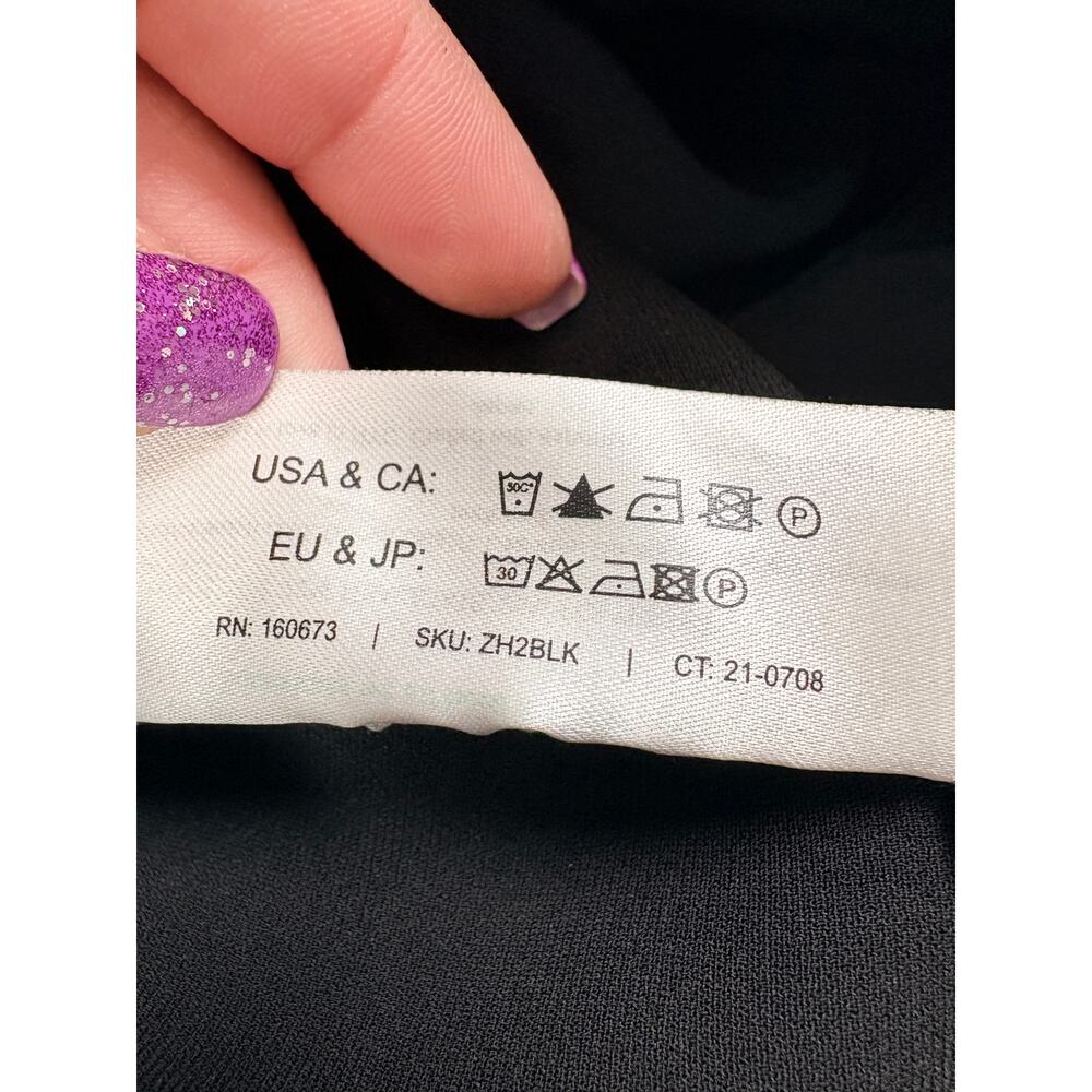 M.M.LaFleur Black Wide Leg Crop Pants Culottes Japanese Triacetate Minimalist 6 - Picture 12 of 12